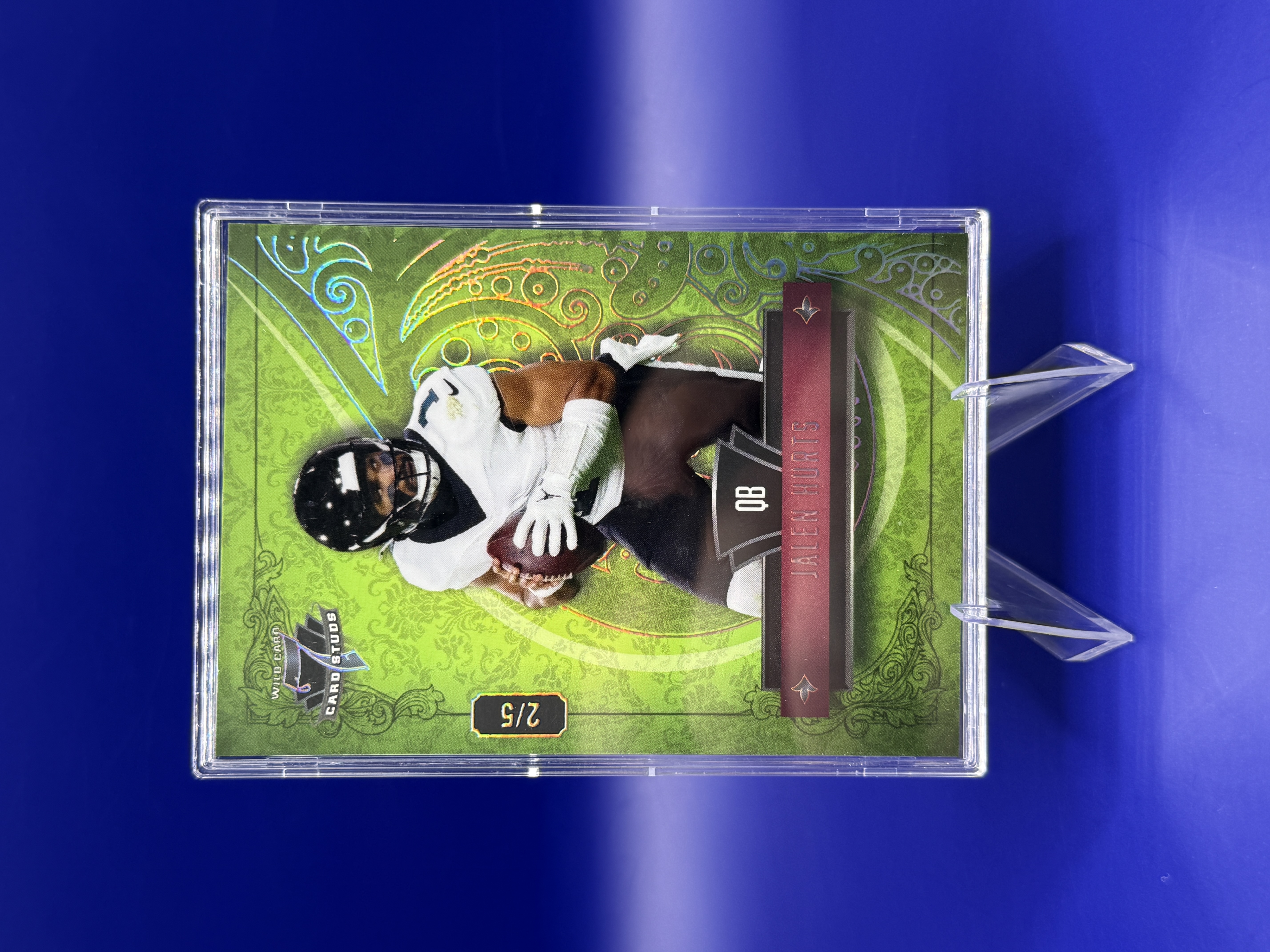 2026 Wild Card 7 Card Studs Jalen Hurts #7CSR-JH — Philadelphia Eagles QB front