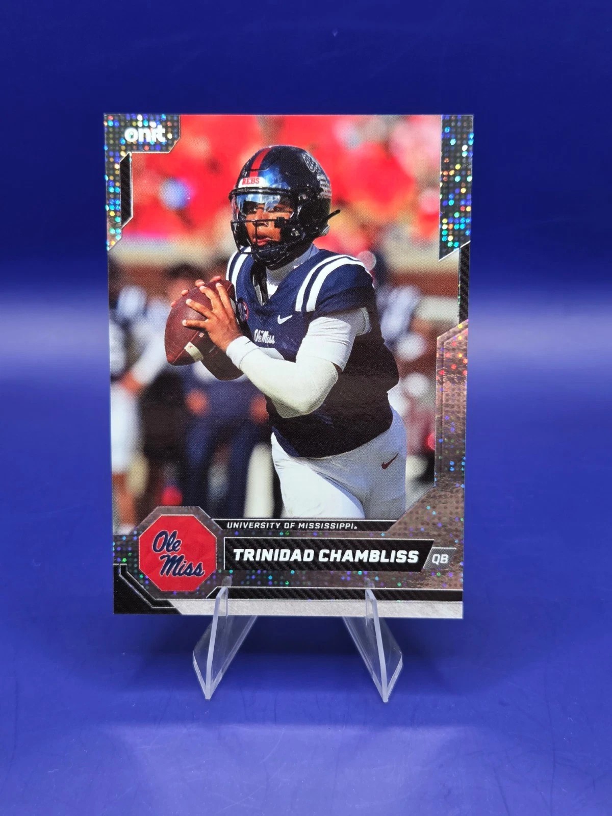 2026 Onit Trinidad Chambliss Platinum /50 #B-15 Ole Miss Rebels front
