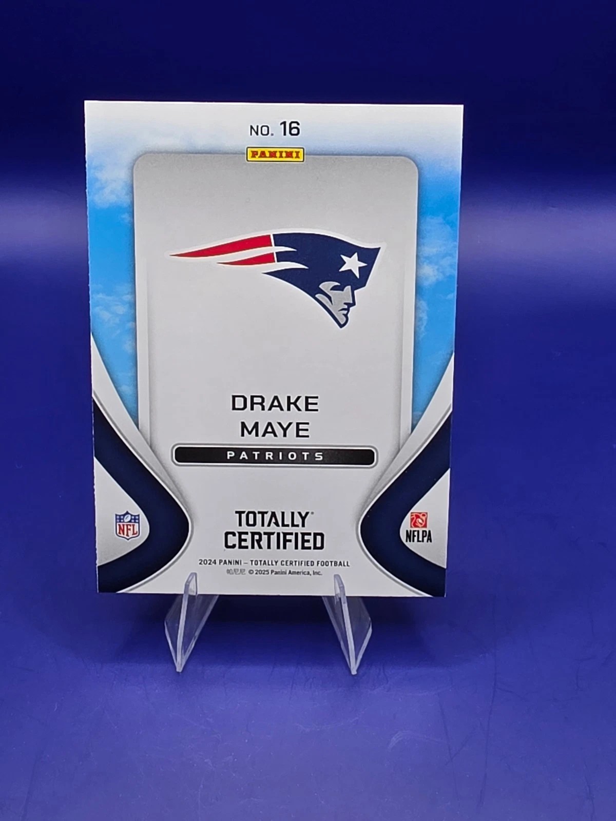 2024 Totally Certified Drake Maye Franchise Foundations #16 RC Patriots back
