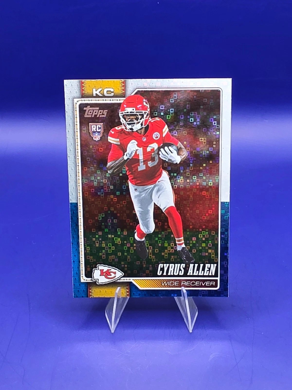 2026 Topps Cyrus Allen #382 Diamante Foil RC Kansas City Chiefs front