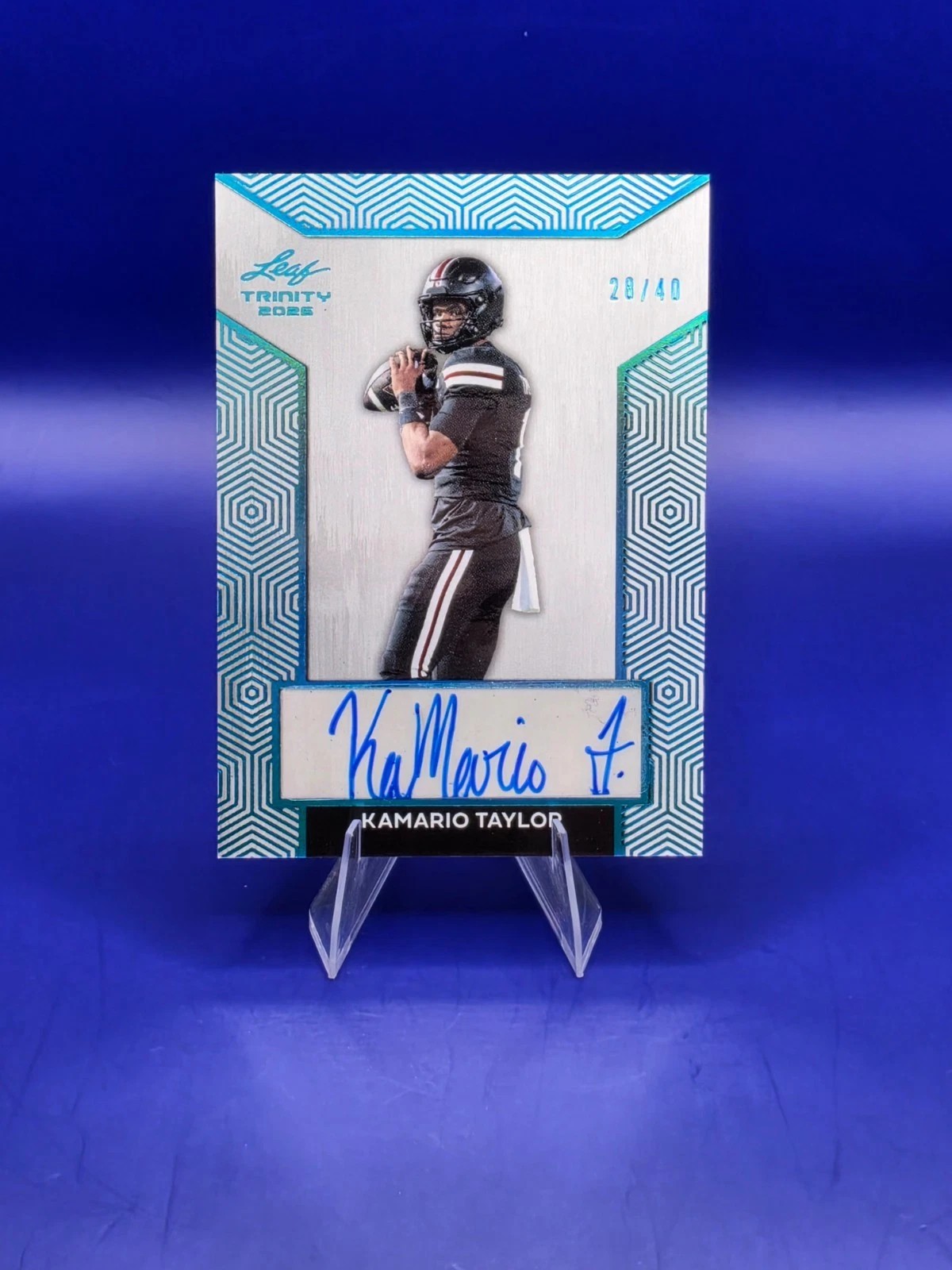 2026 Leaf Trinity Kamario Taylor Auto 20/40 #BA-KMT Mississippi State front