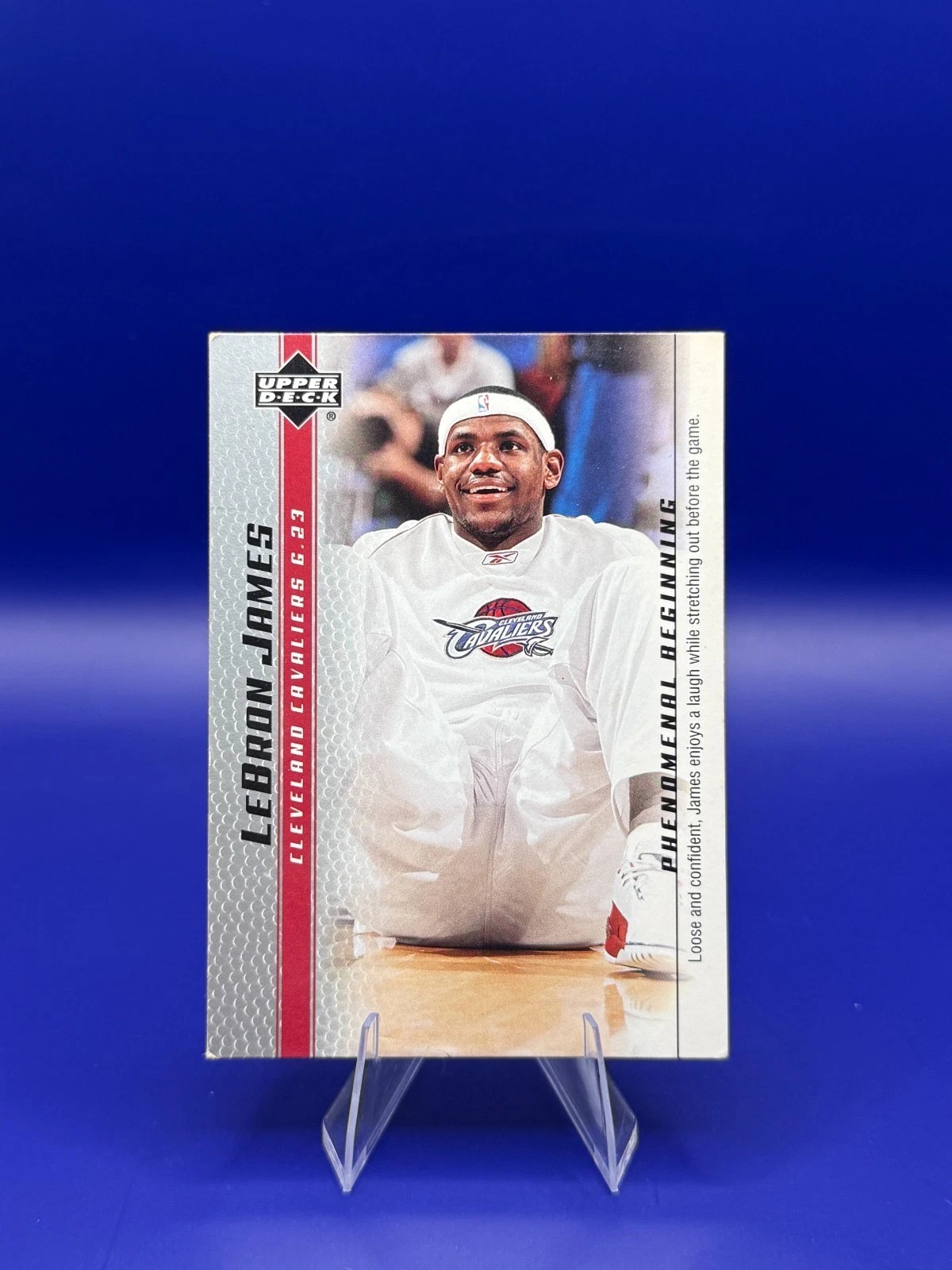 2003-04 Upper Deck LeBron James Phenomenal Beginning #4 Rookie RC Cavaliers front