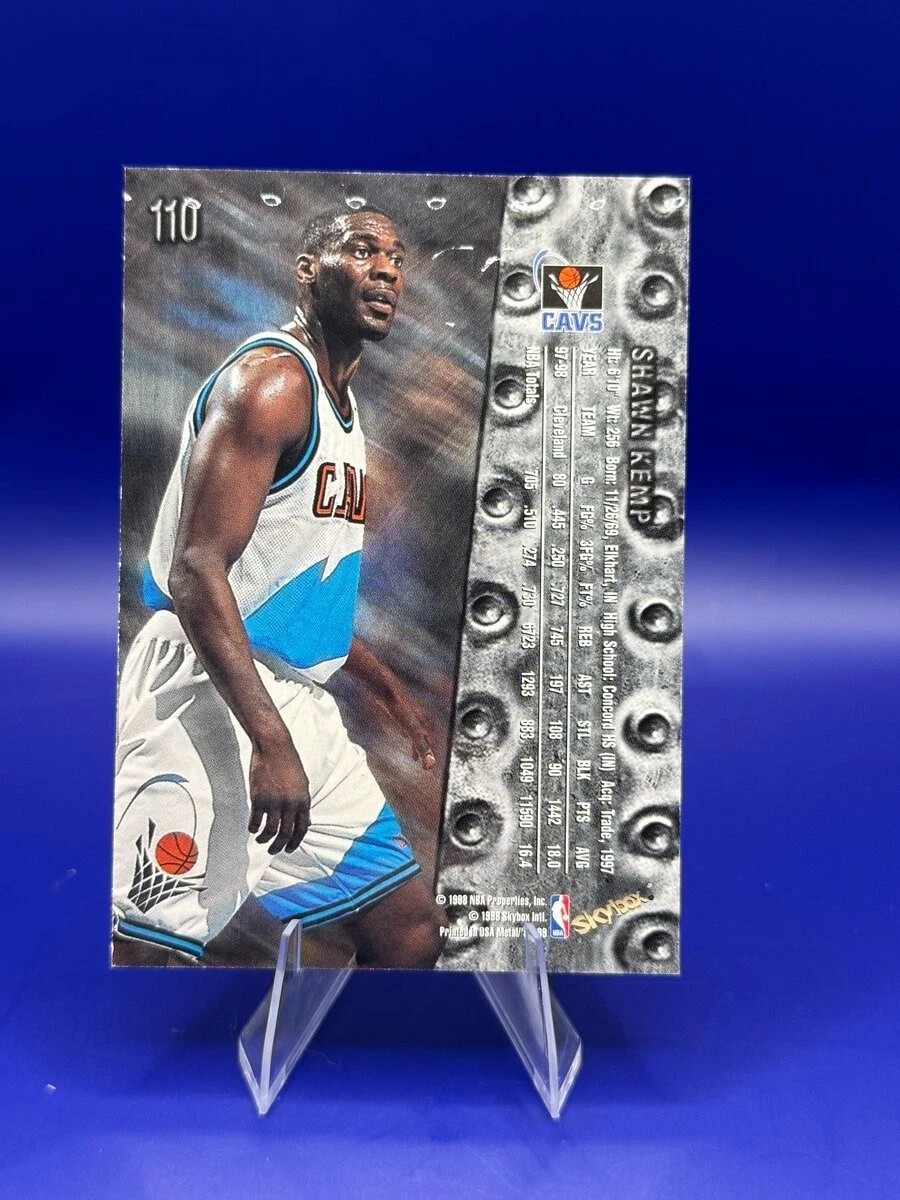 1998-99 SkyBox Metal Universe Shawn Kemp #110 Cleveland Cavaliers back