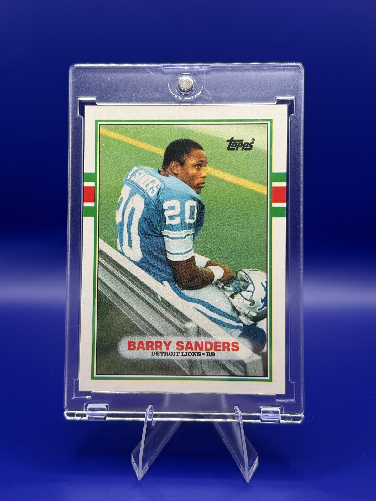 1989 Topps Traded Barry Sanders RC #83T front