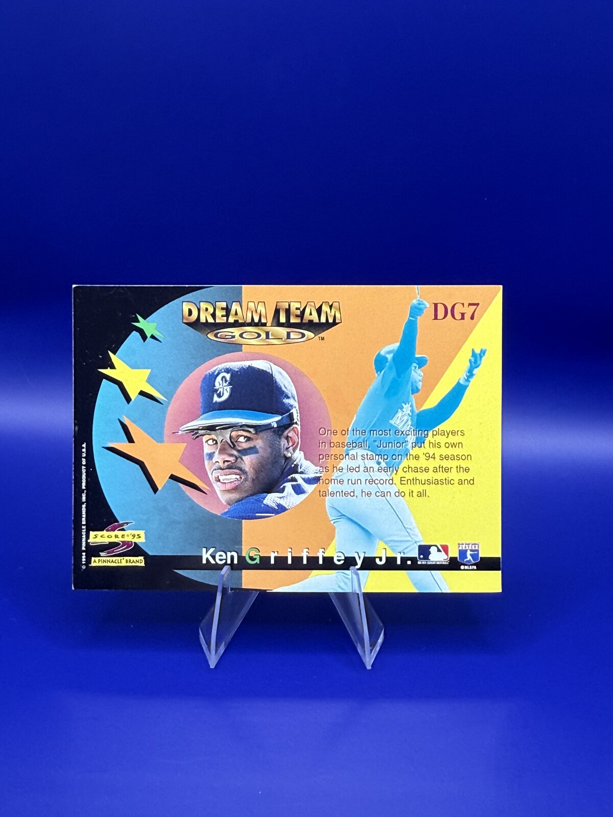 1995 Score Dream Team Gold Ken Griffey Jr #DG7 back