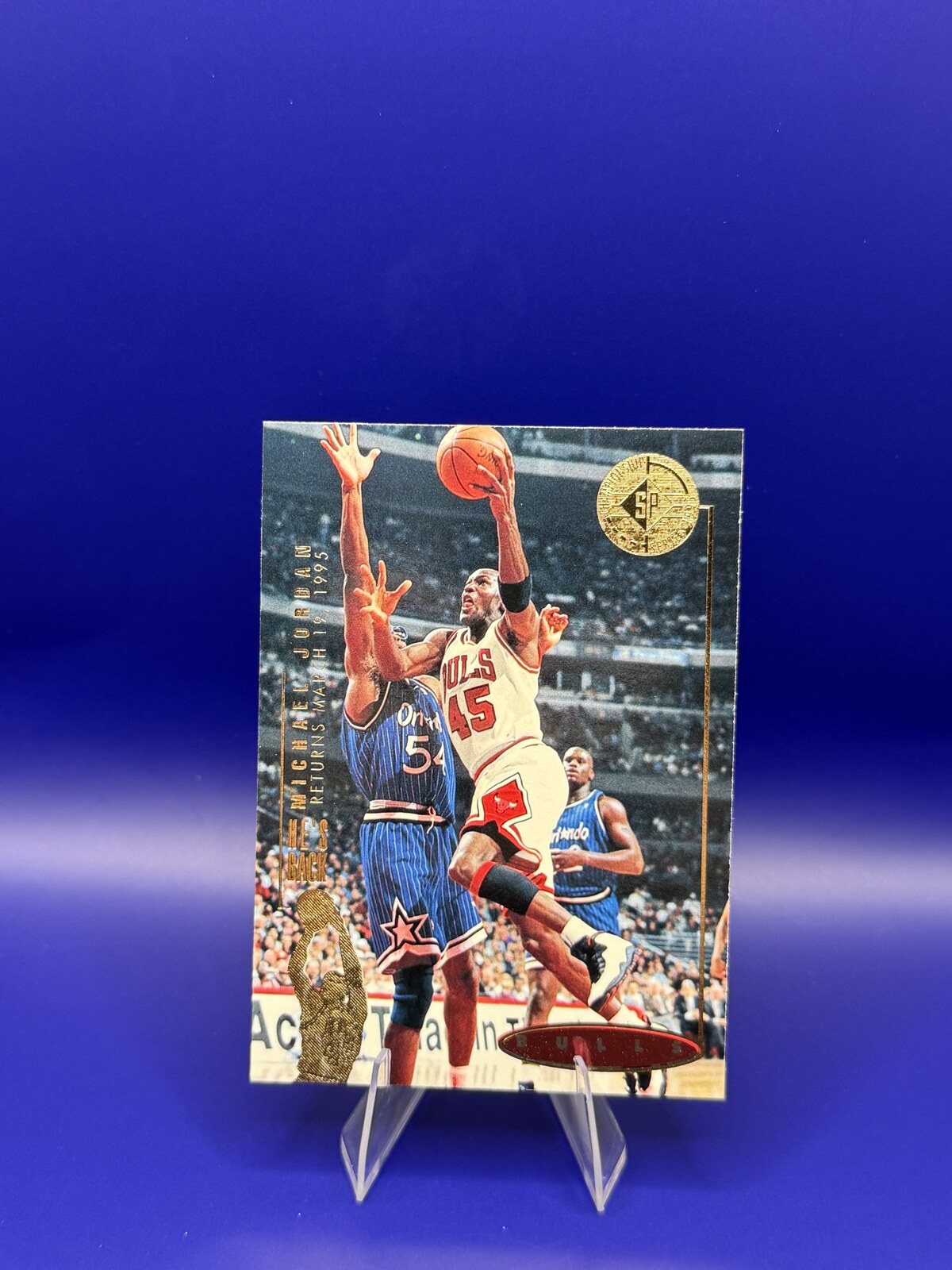 1995 Upper Deck SP Championship He's Back Michael Jordan #41 front
