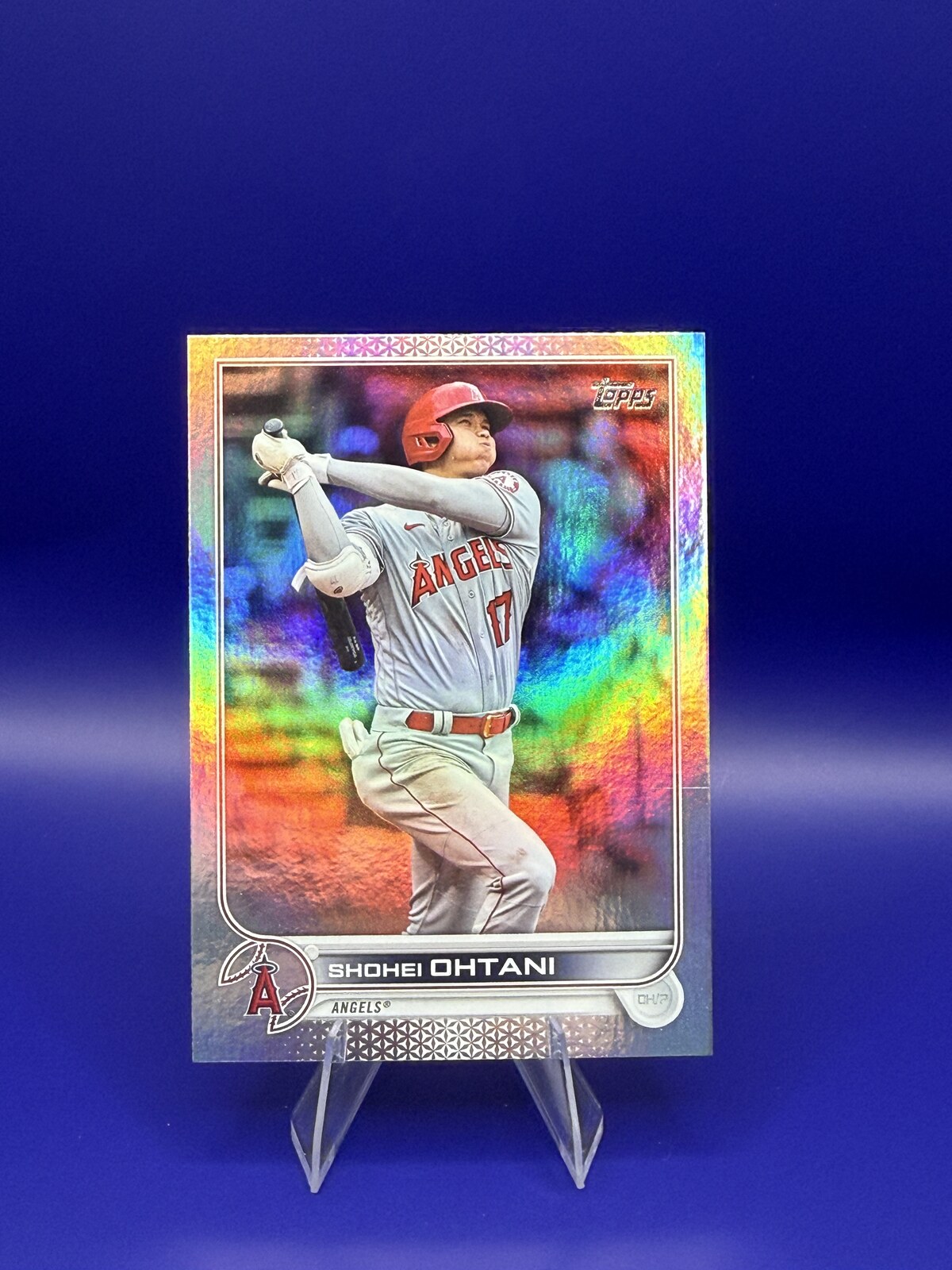 2022 Topps Series 1 Shohei Ohtani Rainbow Foil #1 front